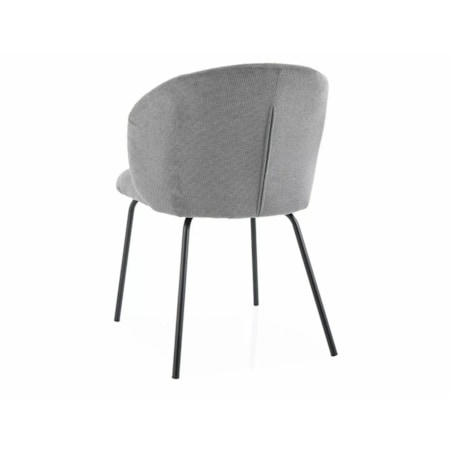 Krzesło tapicerowane KEVIN VARDO szare