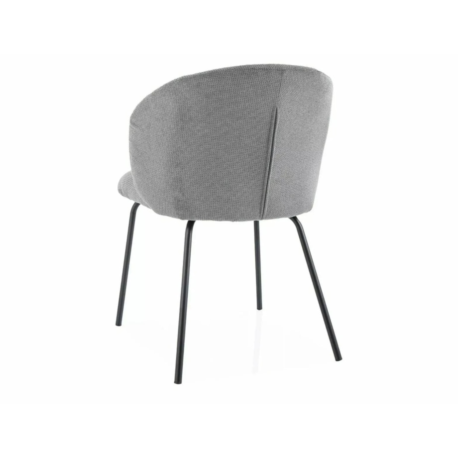 Krzesło tapicerowane KEVIN VARDO szare