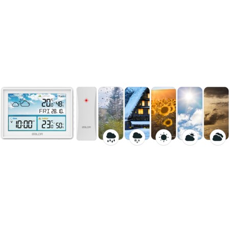 Bezprzewodowa stacja pogodowa pogody higrometr Baldr