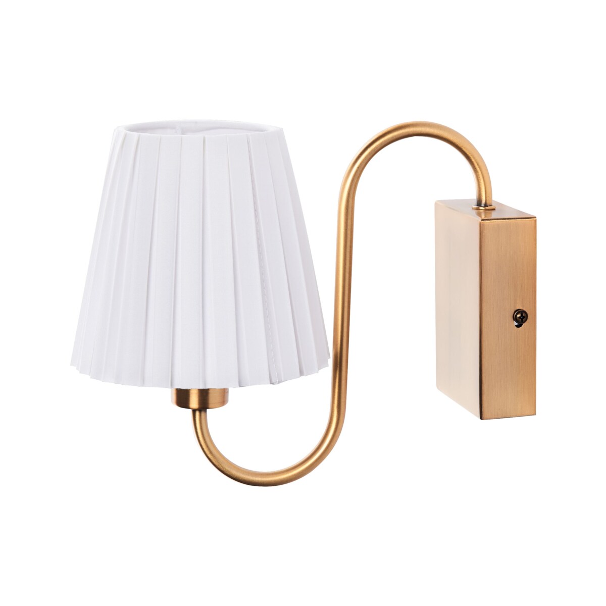 Zestaw 2 lamp ściennych biały TOLKA