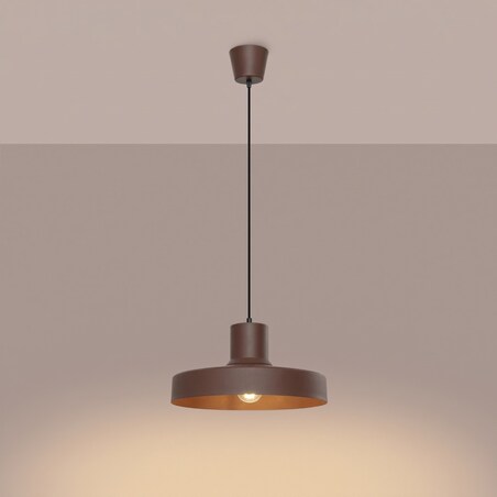 Lampa wisząca BILO brązowa