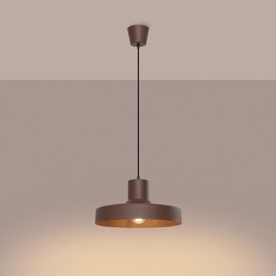 Lampa wisząca BILO brązowa