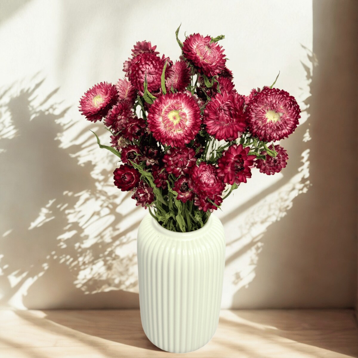 Suszona kocanka ciemnoróżowa (Helichrysum) 80 g - bukiet