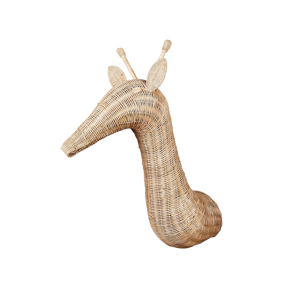 Rattanowa dekoracja ścienna żyrafa jasna BANANEC