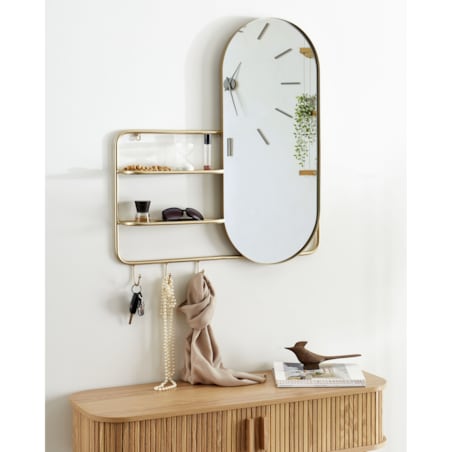 Lustro ścienne 80 cm Złoty BRION