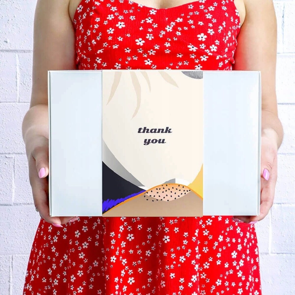 BOX PREZENTOWY NA PODZIĘKOWANIE "THANK YOU" - ZESTAW KAW SMAKOWYCH I HERBAT SYPANYCH + ZAPARZACZ - NA PREZENT UPOMINEK DLA KOBIETY FACETA NIEJ NIEGO