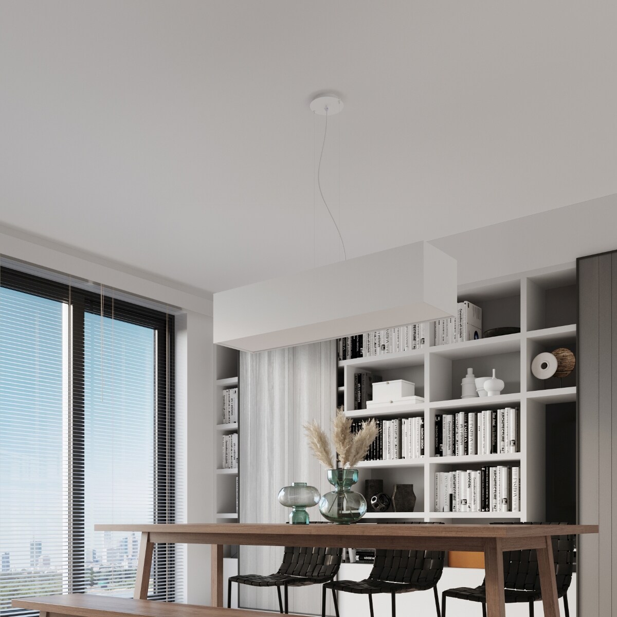 Żyrandol SANTA BIS 80 biały | home&you