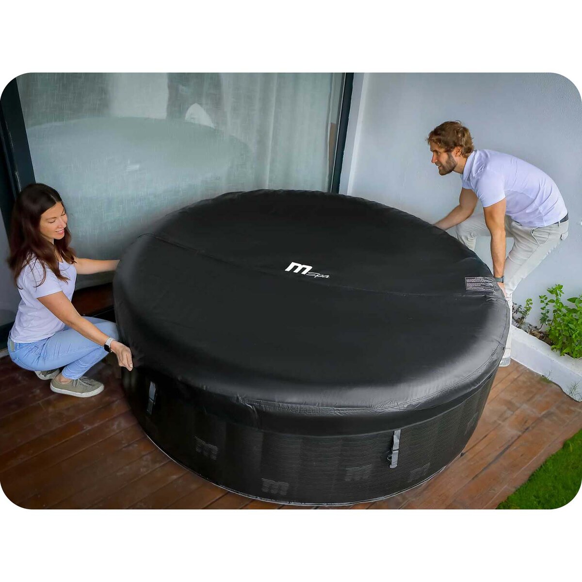 Dmuchane SPA z hydromasażem MSPA COMFORT STARRY basen 6 osobowe 930l LED model 2025