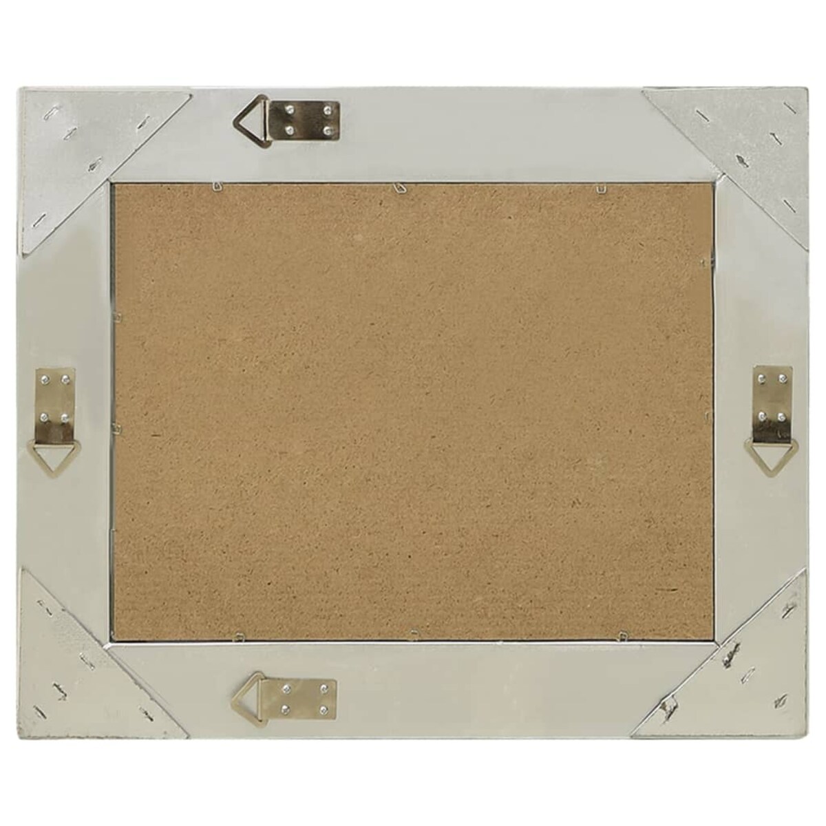 vidaXL Lustro ścienne w stylu barokowym, 60x40 cm, srebrne