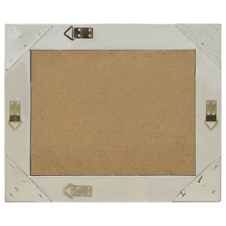 vidaXL Lustro ścienne w stylu barokowym, 60x40 cm, srebrne