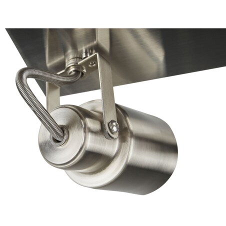 Lampa sufitowa 4-punktowa metalowa srebrna BONTE