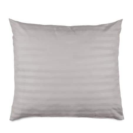 Poszewka bambusowa satyna bawełniana 50x60 Bamboo paski, szare