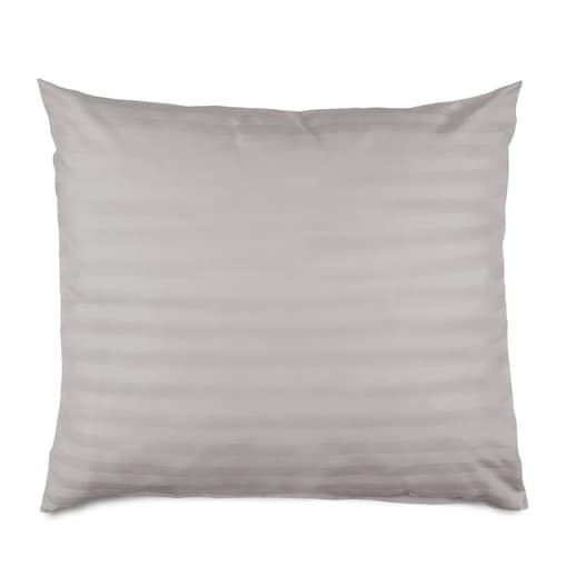 Poszewka bambusowa satyna bawełniana 50x60 Bamboo paski, szare