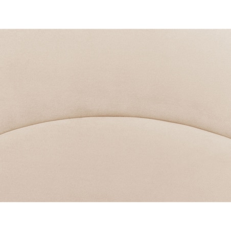 Łóżko welurowe 90 x 200 cm beżowe ANET