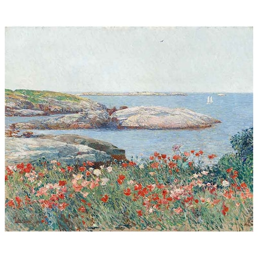 Obraz na płótnie Maki, Wyspy Shoals Childe Hassam 50cm x 60cm