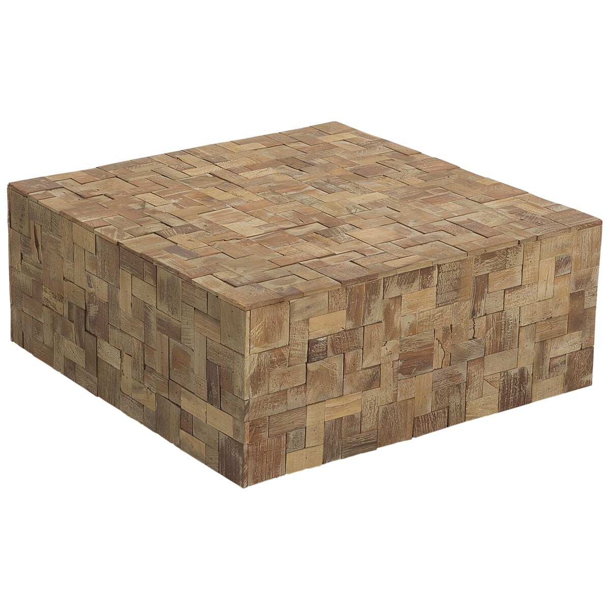 Stolik kawowy tekowy jasne drewno GAMBO