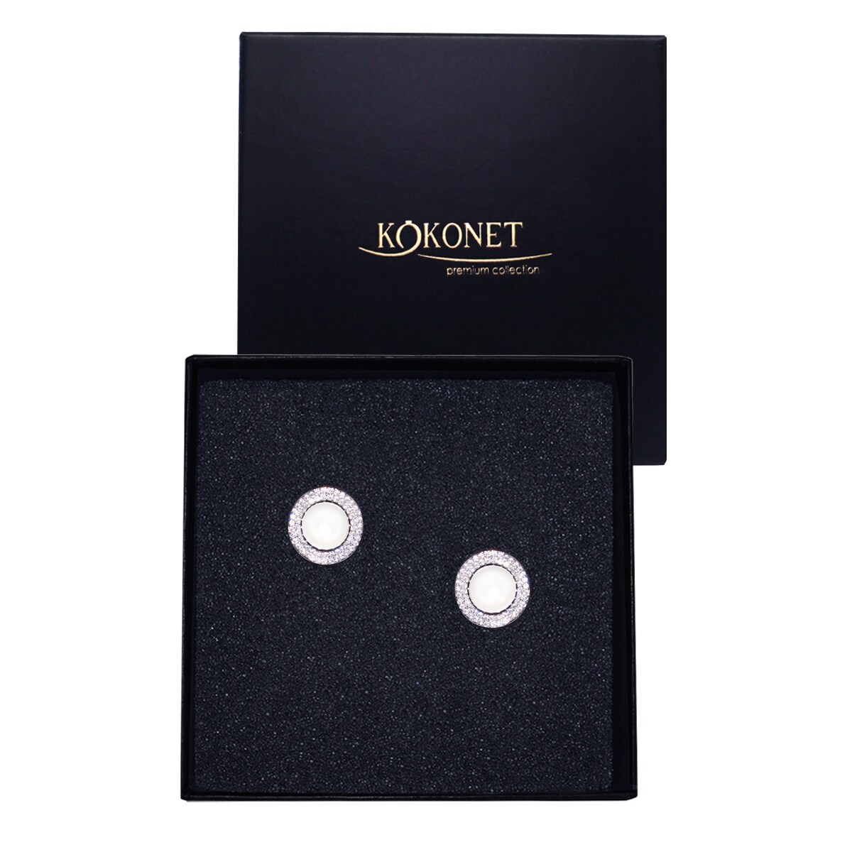 Kolczyki krótkie przy uchu srebrne sztyfty perełki VINTAGE perły klasyczne