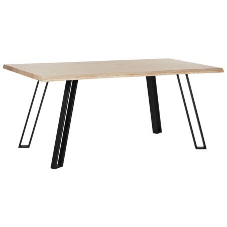 Stół do jadalni 180 x 90 cm jasne drewno GRAHAM