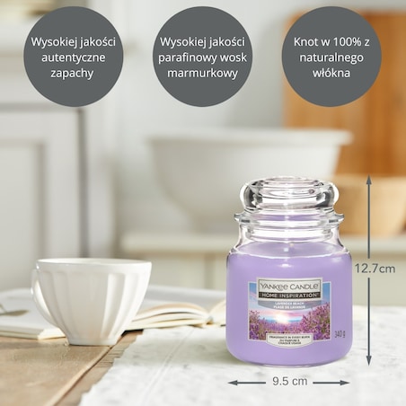 Home Inspiration świeca średnia LAVENDER BEACH