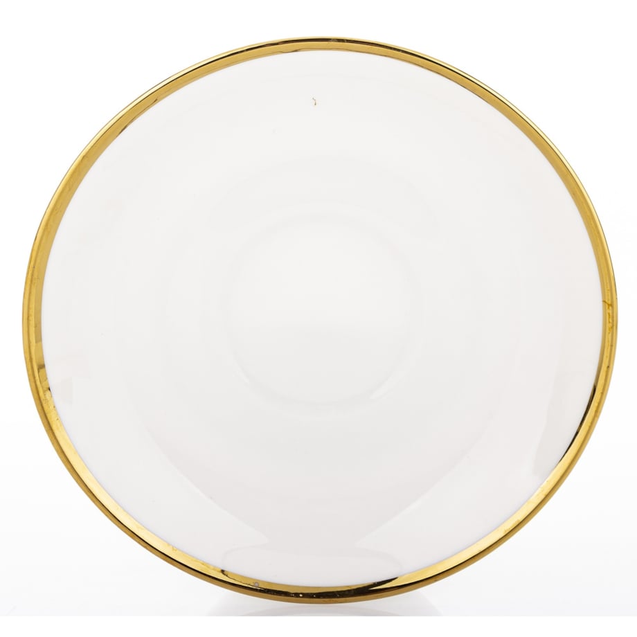 Komplet 2 filiżanek porcelanowych 250 ml ze spodeczkiem MARISCA