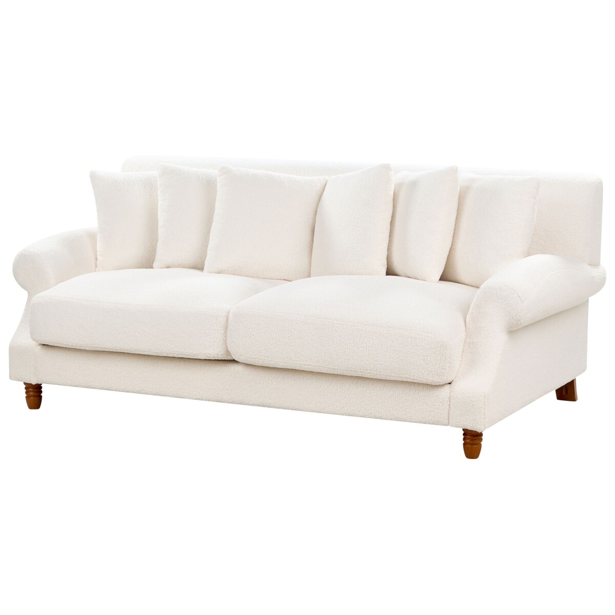 Sofa EIKE Boucle Złamana biel dla 2 osób