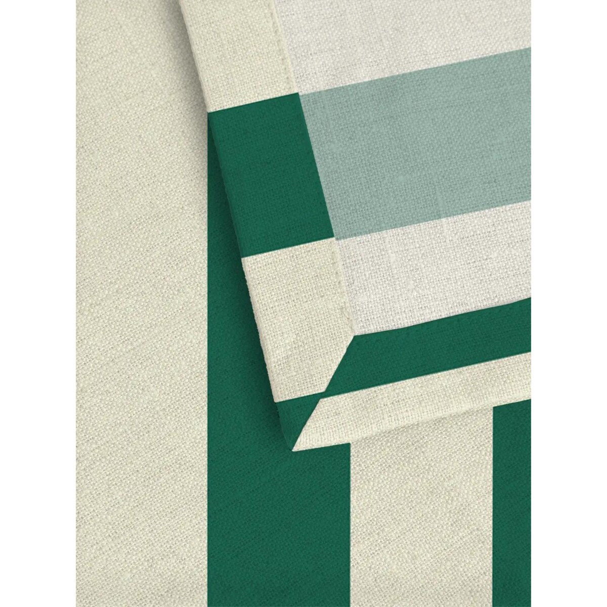 Serwetki świąteczne - klasyczne zielone pasy (2szt.)