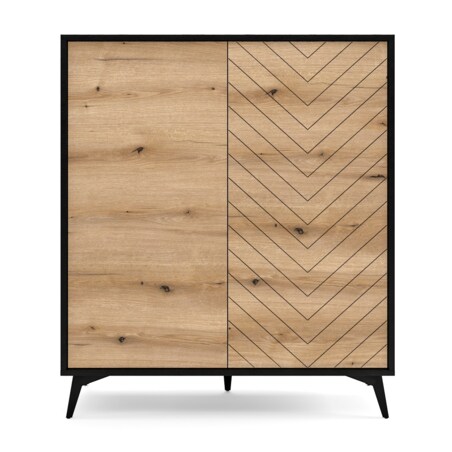 Meblościanka DIAMO do salonu w stylu loft