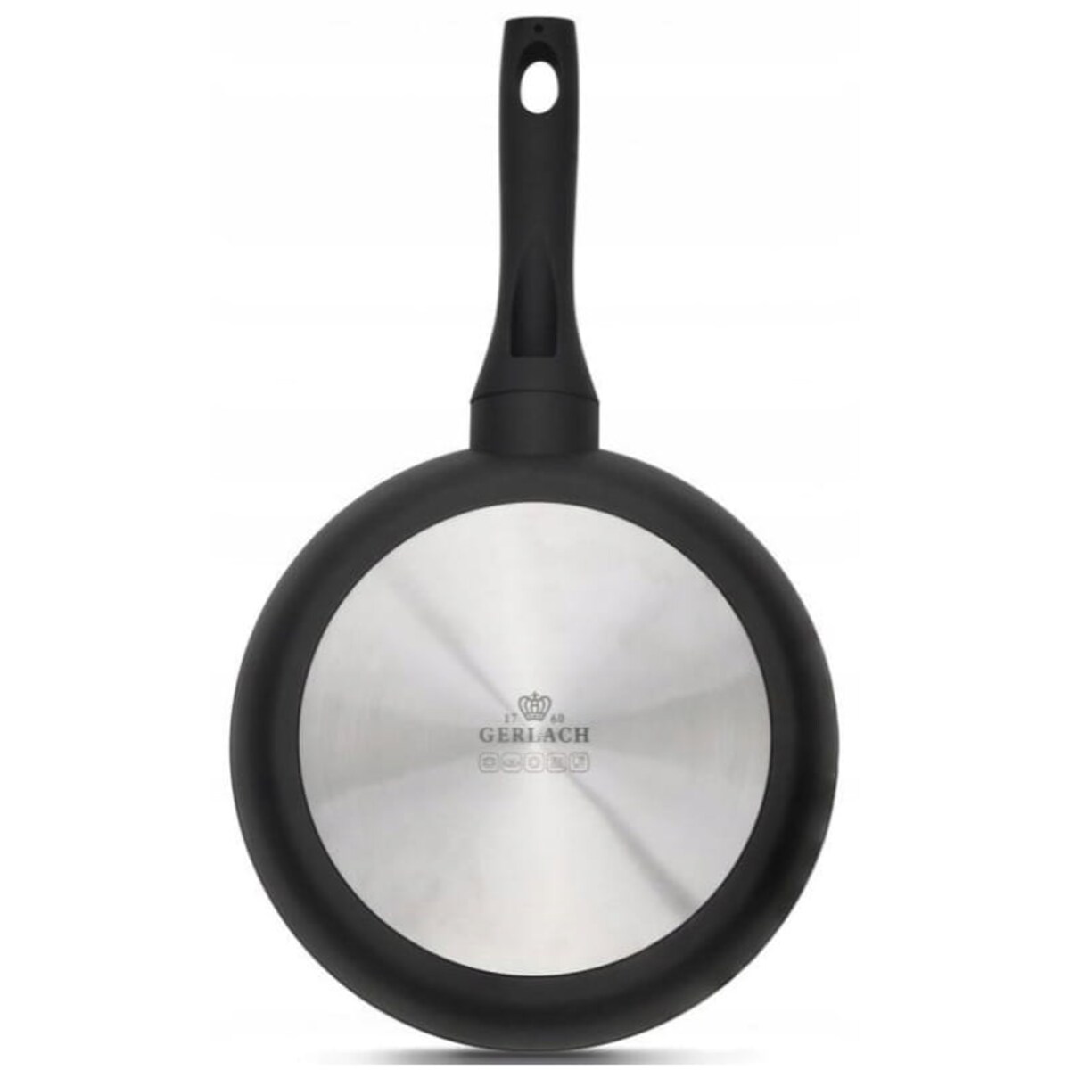 Patelnia Gerlach Granitex Grey 28 cm Ceramiczna z Powłoką na indukcję Gaz