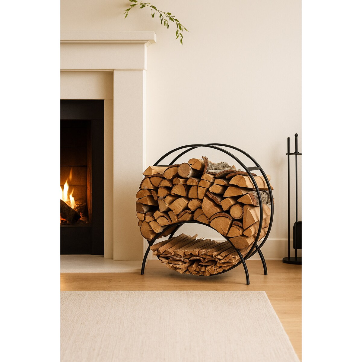 Stojak na drewno KS-21 z serii KAJA HOME