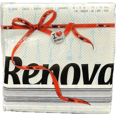 Serwetki papierowe Renova Red Label Deco 70szt