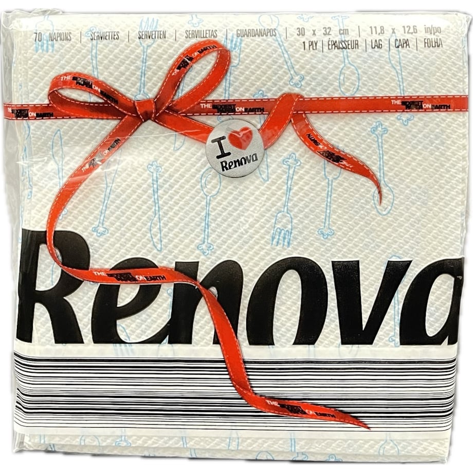 Serwetki papierowe Renova Red Label Deco 70szt