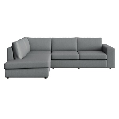 Sofa narożna lewa Baga szara
