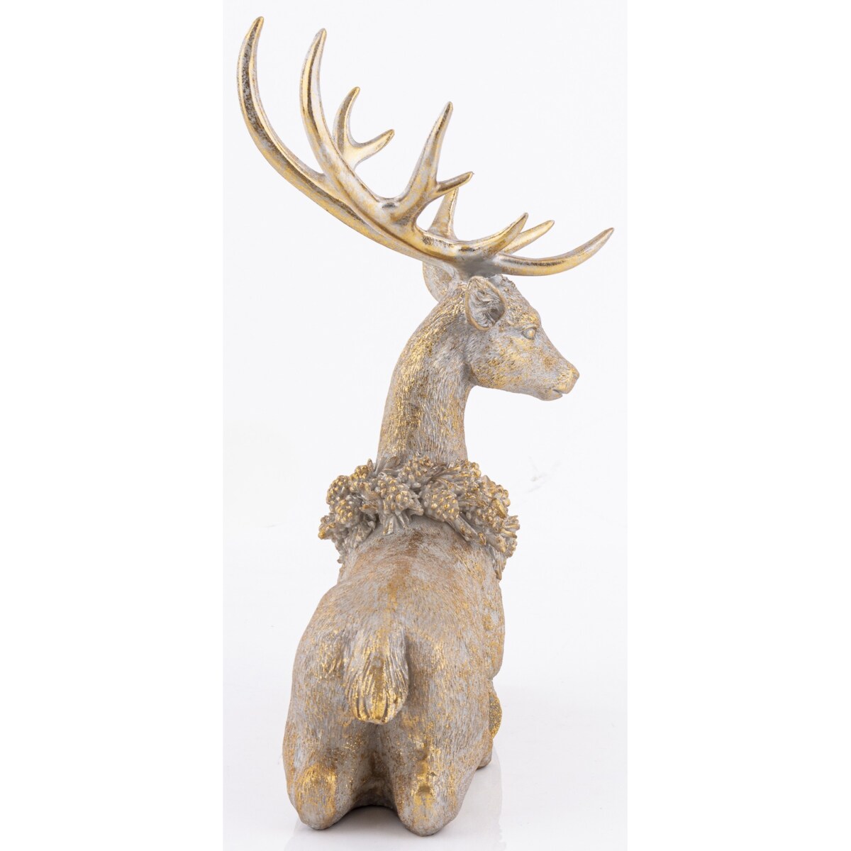 Figurka - Leżący renifer 30x26,5x16,5 cm TONAKAI brązowy