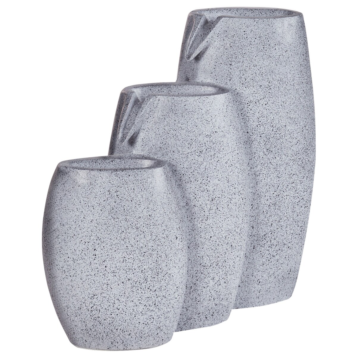 Fontanna ogrodowa z LED szara ARKLE