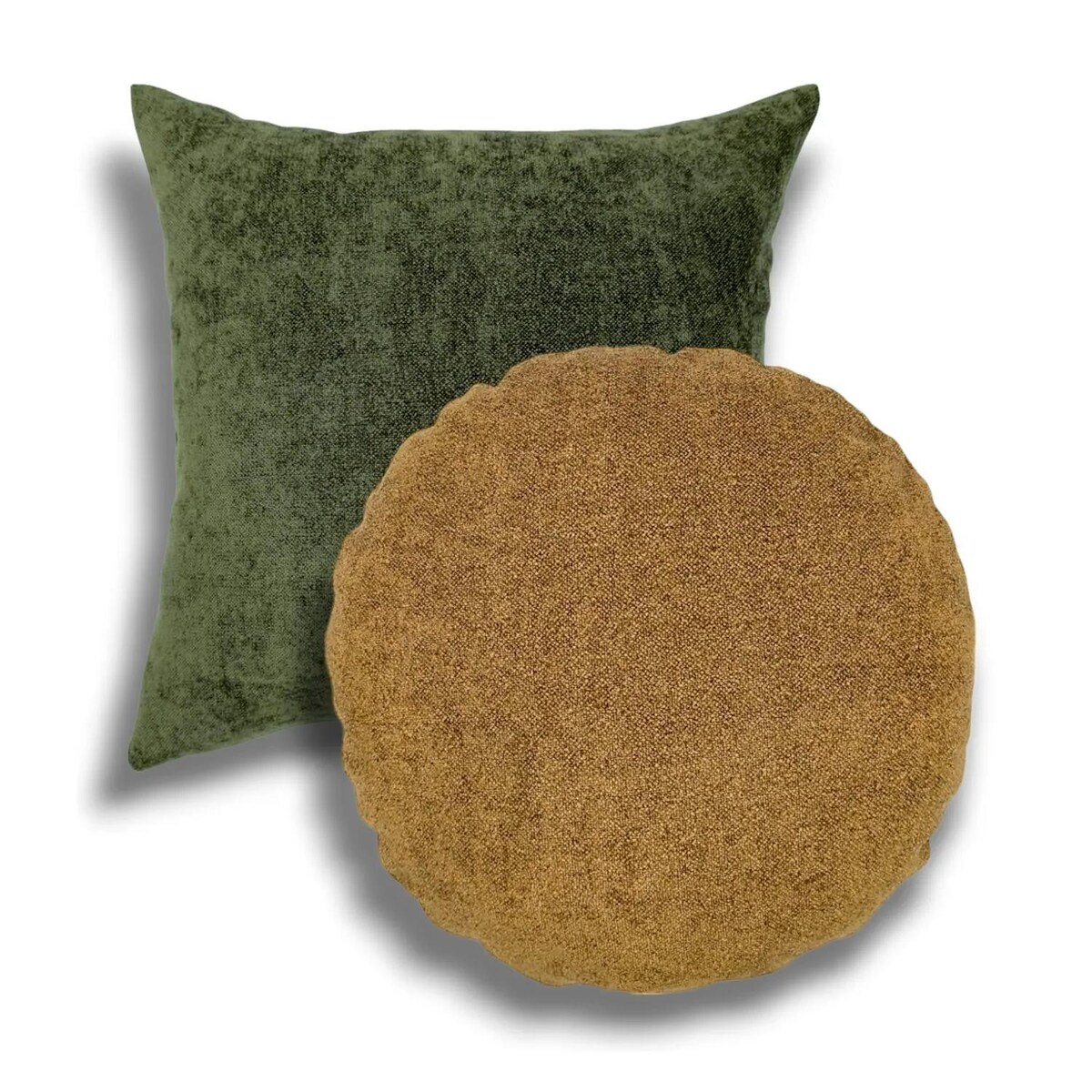 Musztardowo-zielony zestaw poduszek dekoracyjnych Ronda Heaven
