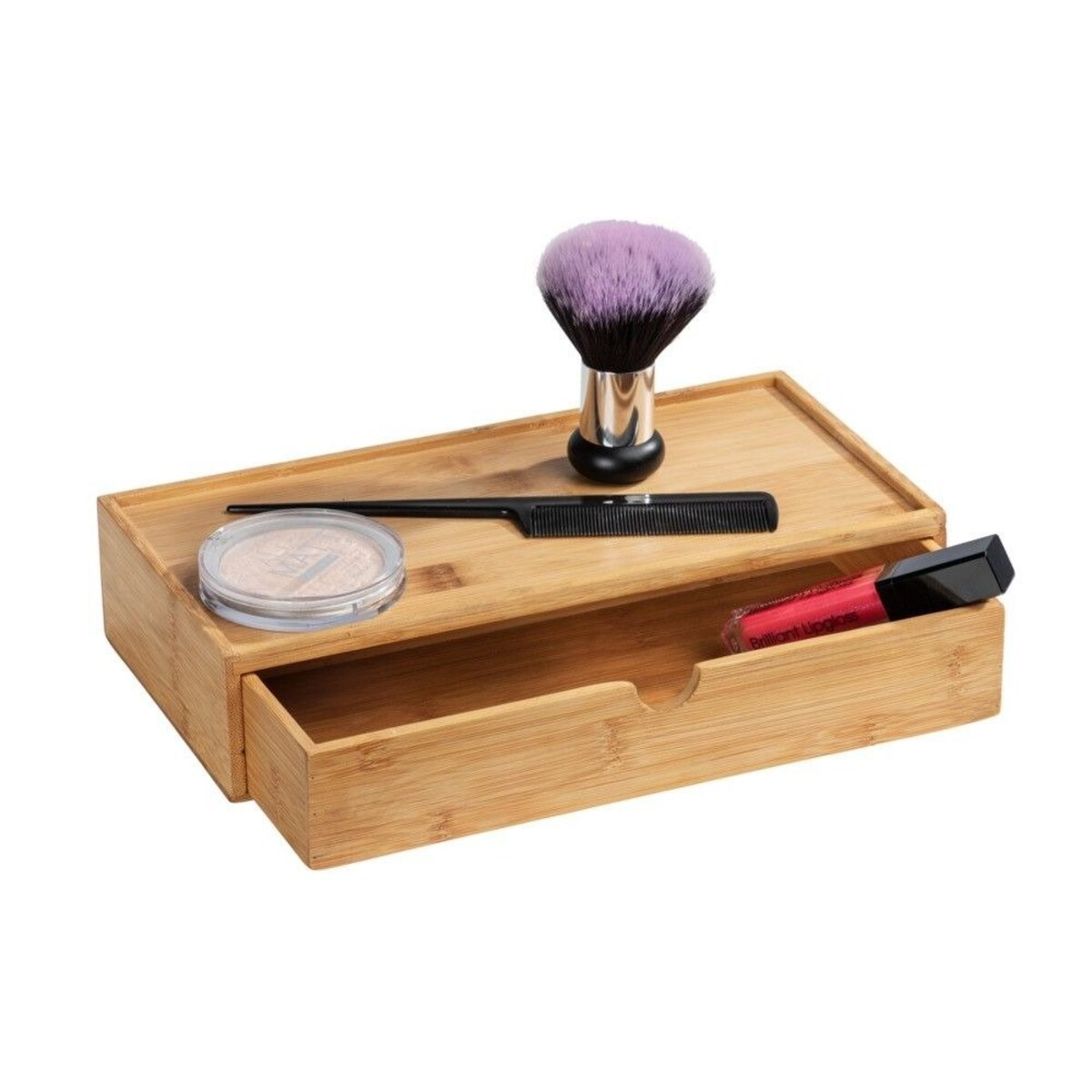 Organizer łazienkowy TERRA na drobiazgi, bambus, WENKO