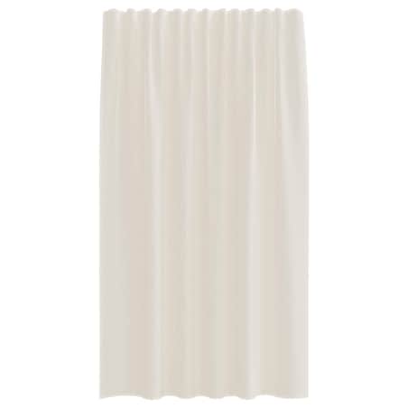 vidaXL Zasłony woalowe z kieszeniami na drążek 2 szt. Kremowe