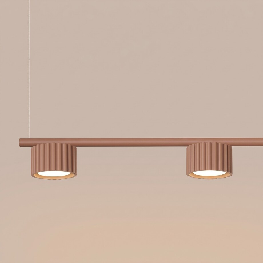 Żyrandol AURA 4 mocca Gx53