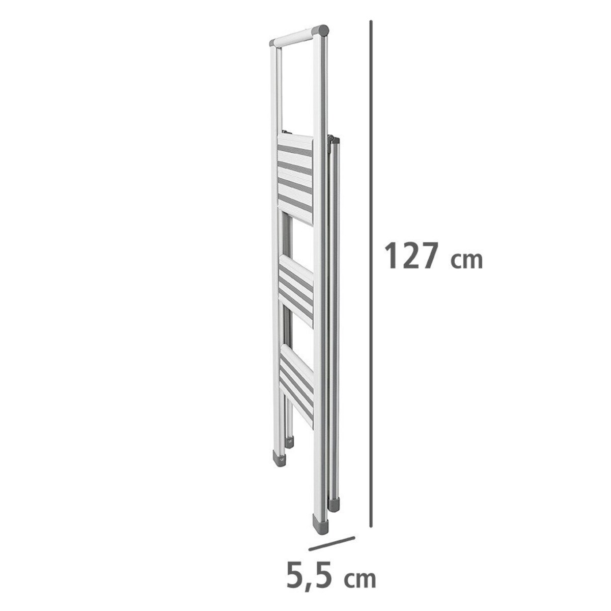 Aluminiowa drabina, 3-stopniowa, WENKO