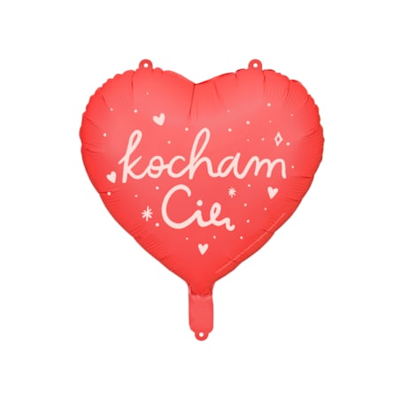 Balon foliowy Serce ''Kocham Cię'', 45 cm, mix