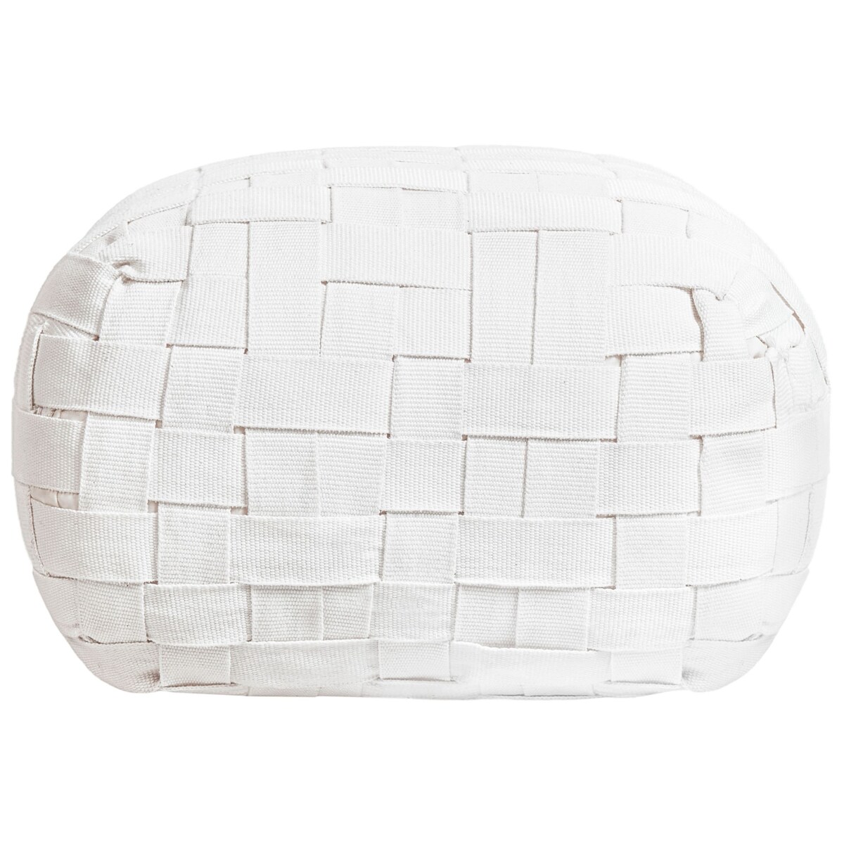 Puf BODLA Biały 50 cm 50 cm