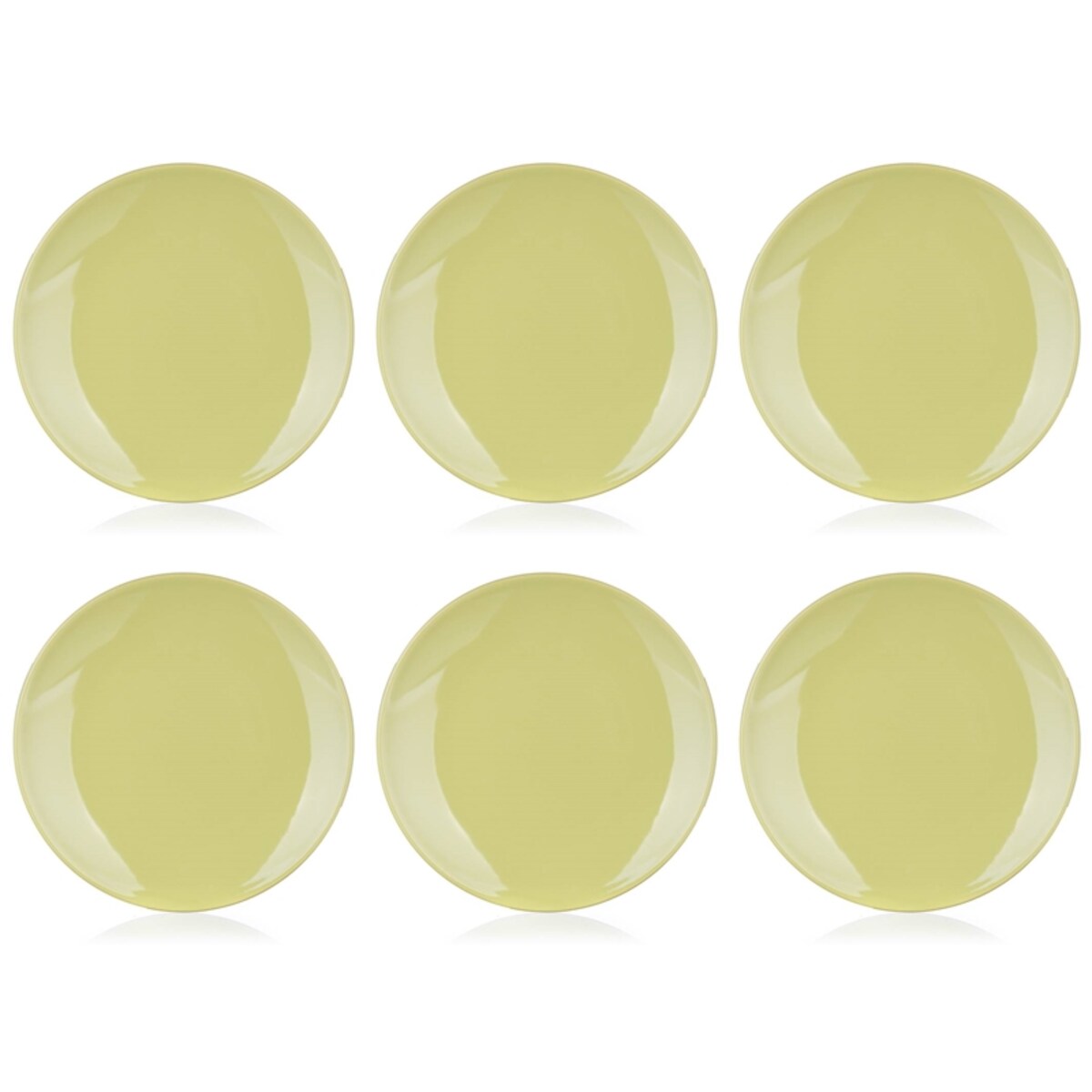 TALERZE DESEROWY zielony 6x 20 cm banquet na ciasto desery prezent święta