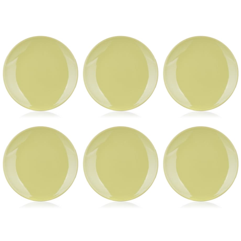 TALERZE DESEROWY zielony 6x 20 cm banquet na ciasto desery prezent święta