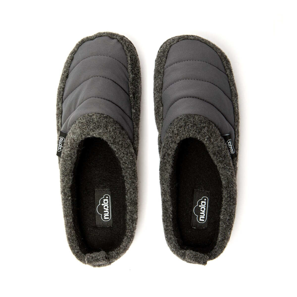 Nuvola Zueco New Wool Dark Grey 40
