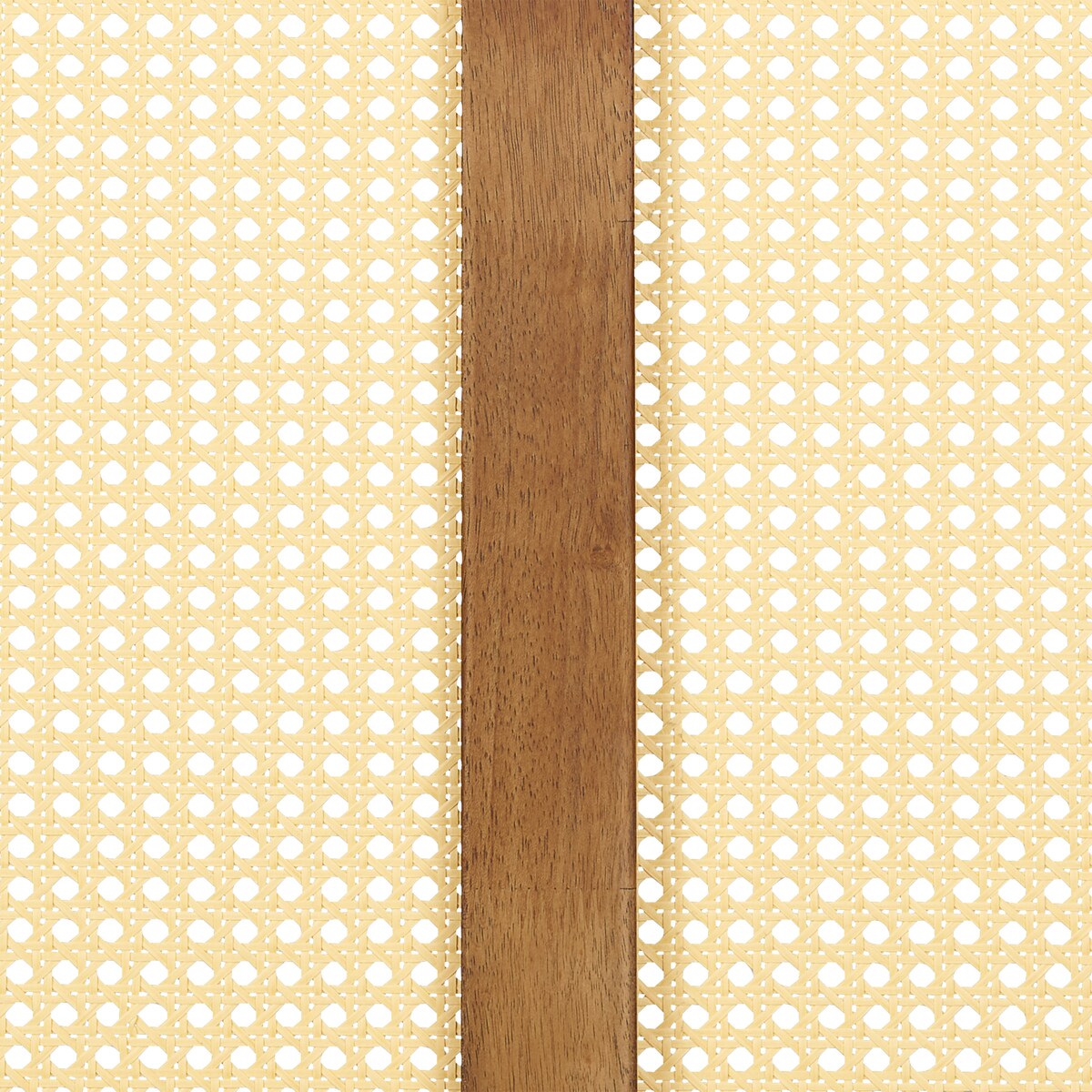 Łóżko Rattan VARZY 140 x 200 cm Brązowy