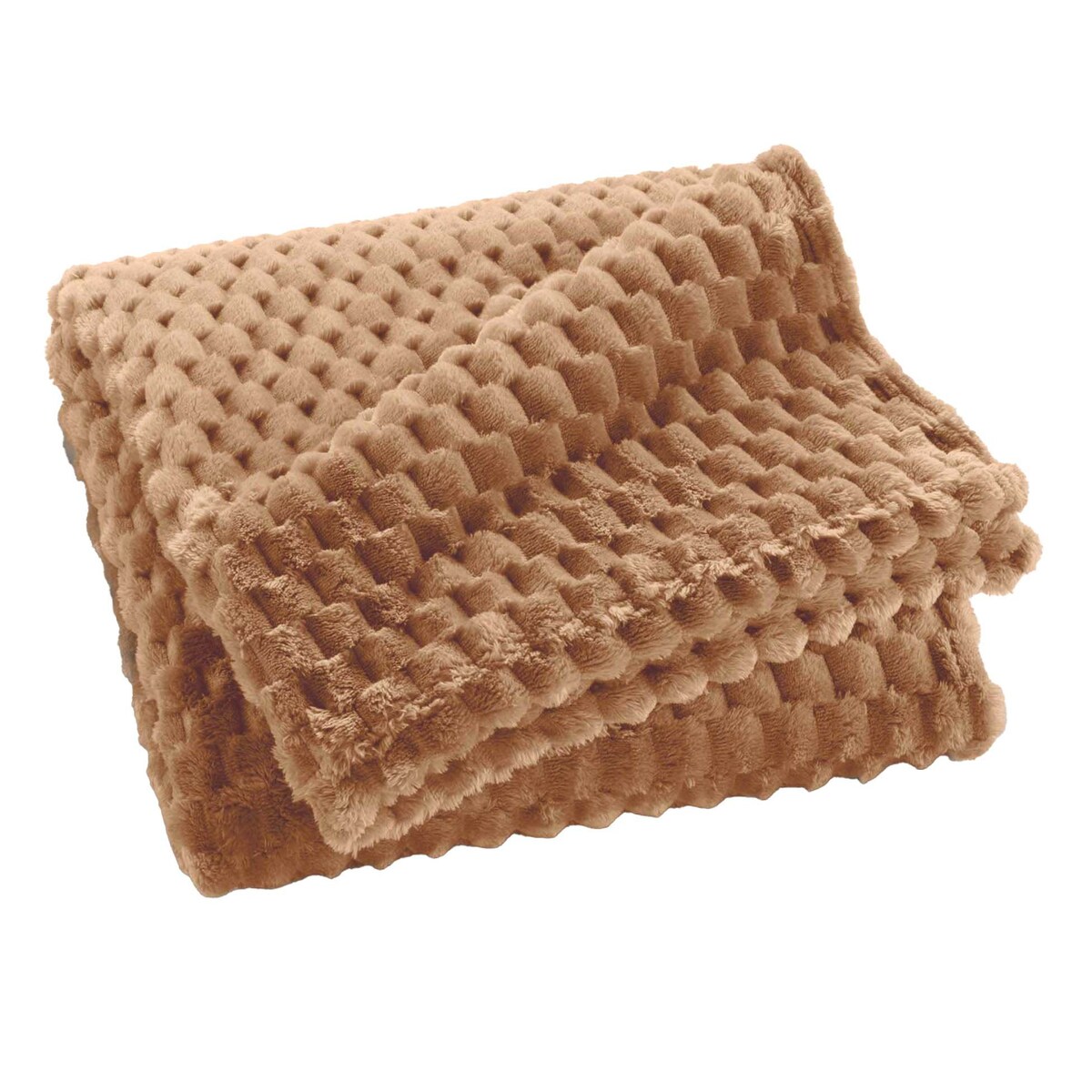 Narzuta na łóżko pikowana 150x125 cm AGOGE beżowa