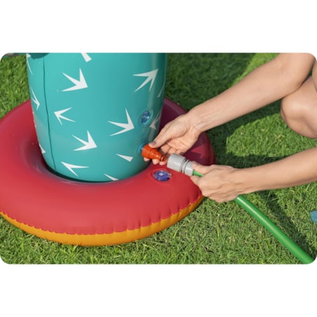 Fontanna dmuchana ogrodowa zraszacz kaktus Bestway 52733