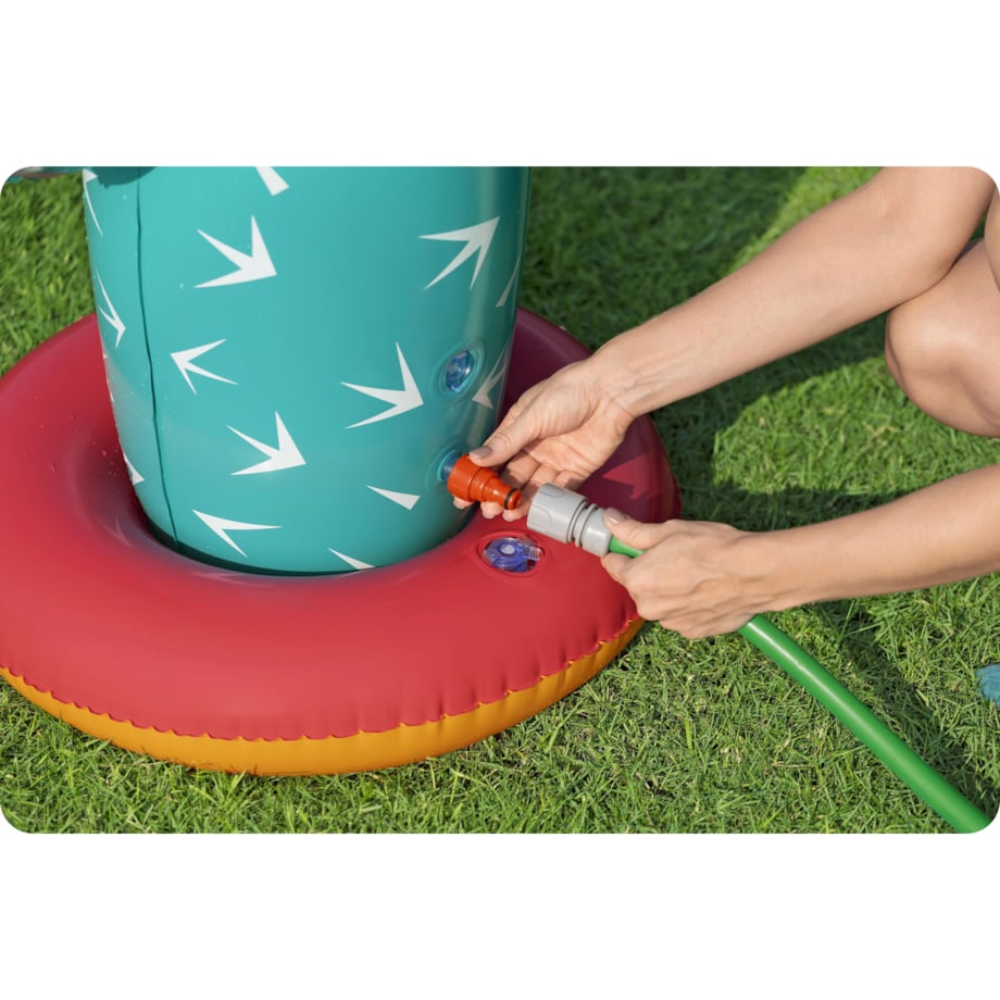 Fontanna dmuchana ogrodowa zraszacz kaktus Bestway 52733