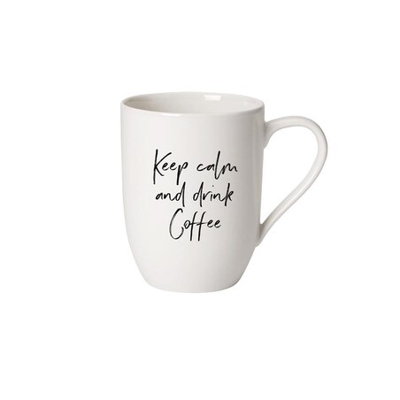 Kubek Keep calm and drink coffee Statement, 340 ml, Villeroy & Boch
