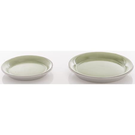 Osłonka porcelanowa 2 szt. 12x13,5x13,5 cm i 16x17,5x17,5 cm PORSELEN-3 z podstawką